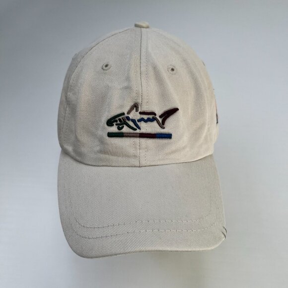 Greg Norman Hat Men Strap Back Shark Tooth Falcons Fire Golf Club Hype Core Cap - Picture 2 of 13